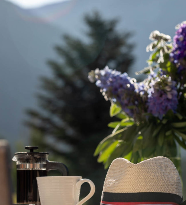 coffee on the deck