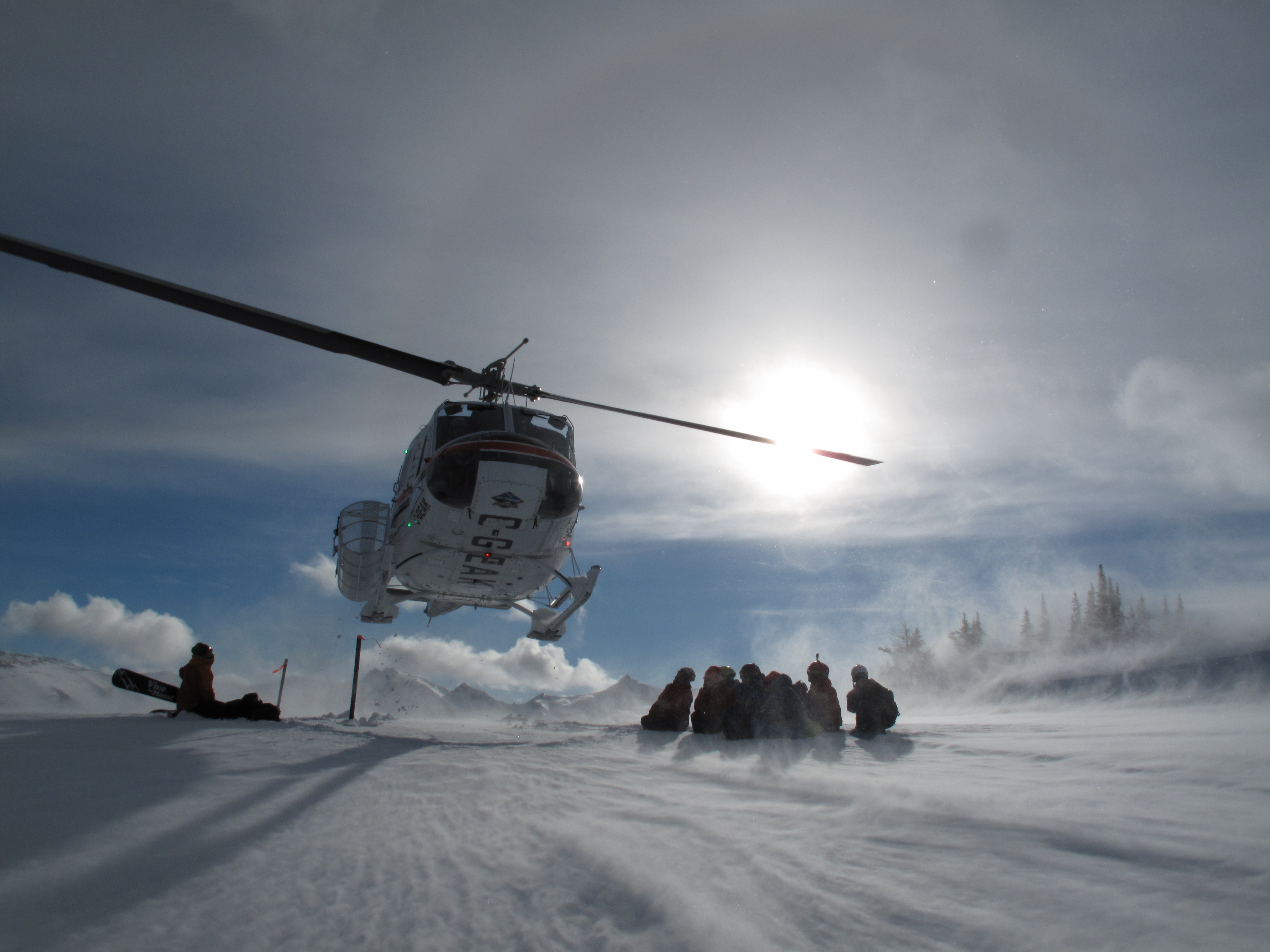 heli skiing in canada